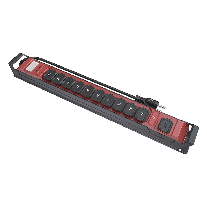 10 gniazd Wodoodporna listwa zasilająca USB 3.4a