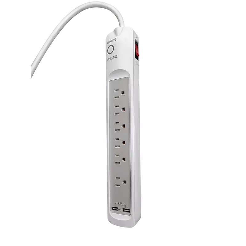 Listwa zasilająca USB 2.4a z 6 gniazdami